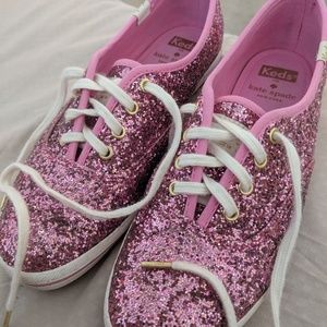 Kate spade glitter pink keds